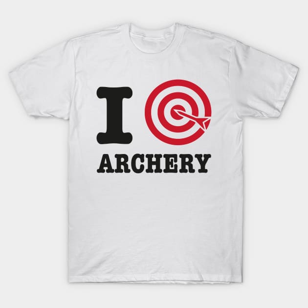 Archery Target T-Shirt by Ramateeshop